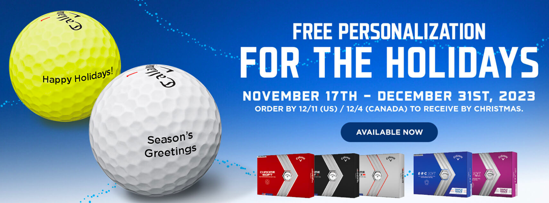 FREE Personalization on Callaway Golf Balls: ACT FAST!