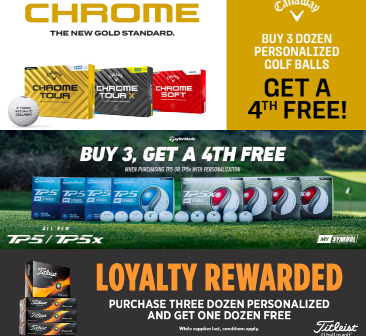 2024 Golf Ball Loyalty Programs: Callaway, TaylorMade, and Titleist