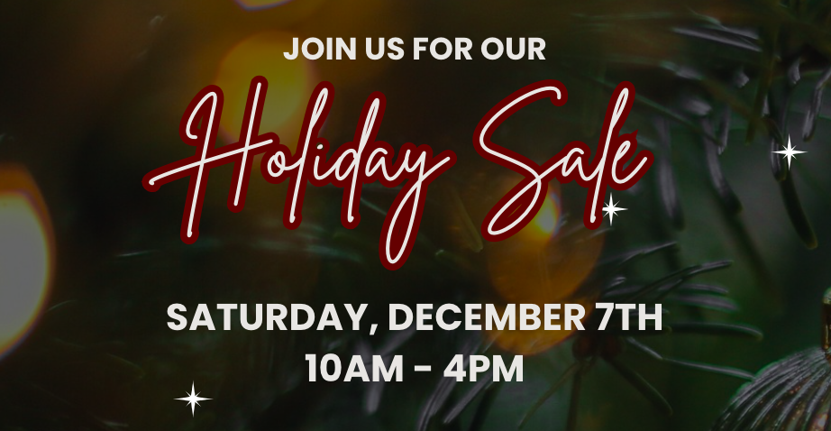 Pro Shop Holiday Sale on December 7th!